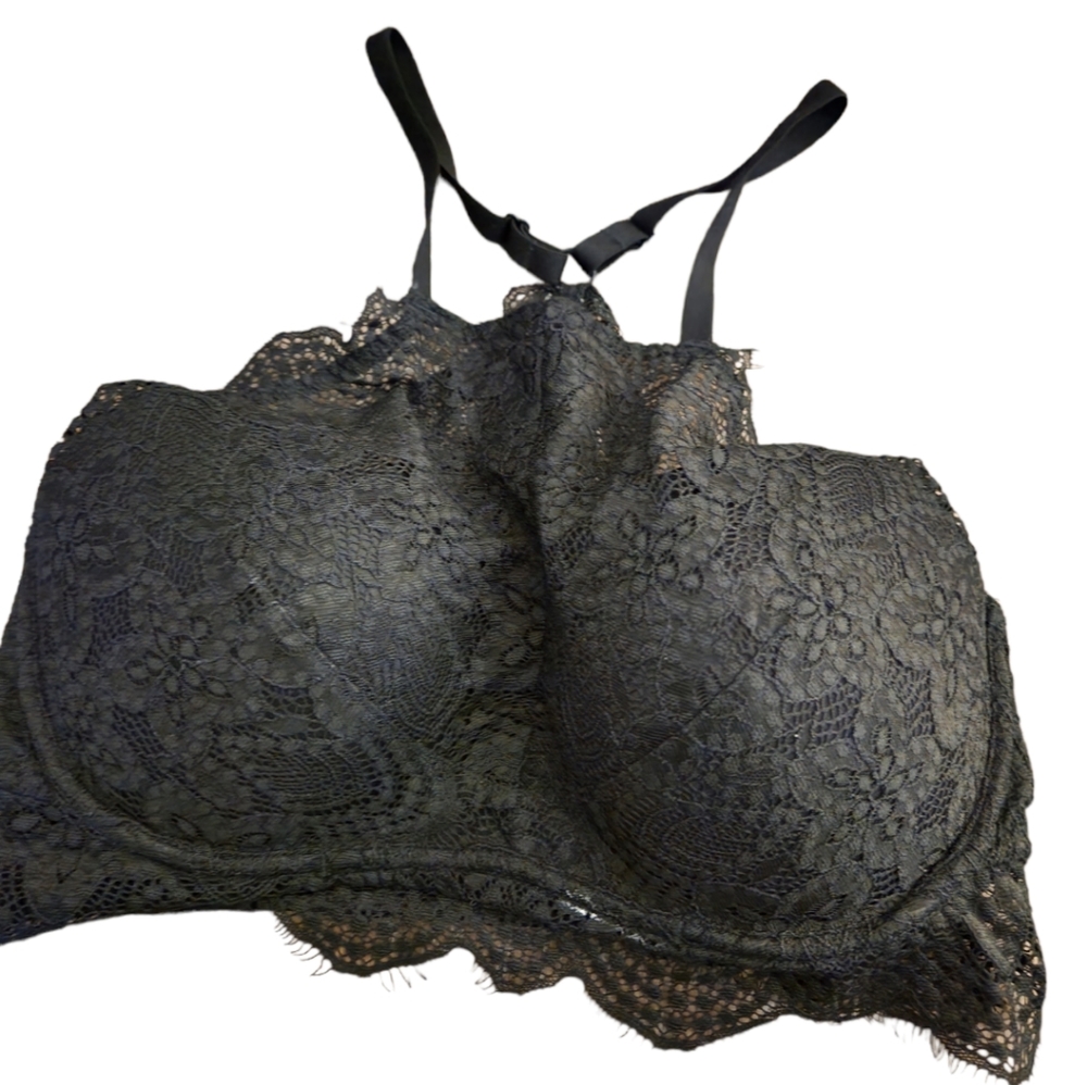 Victoria Secret Pink Lace Black Brallete - Picture 2 of 8